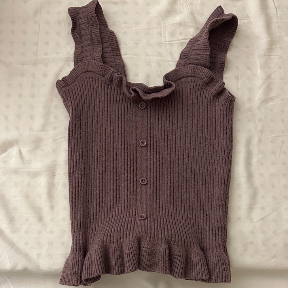 GRL Ruffled Cardigan Camisole Set - Picture 2 of 2